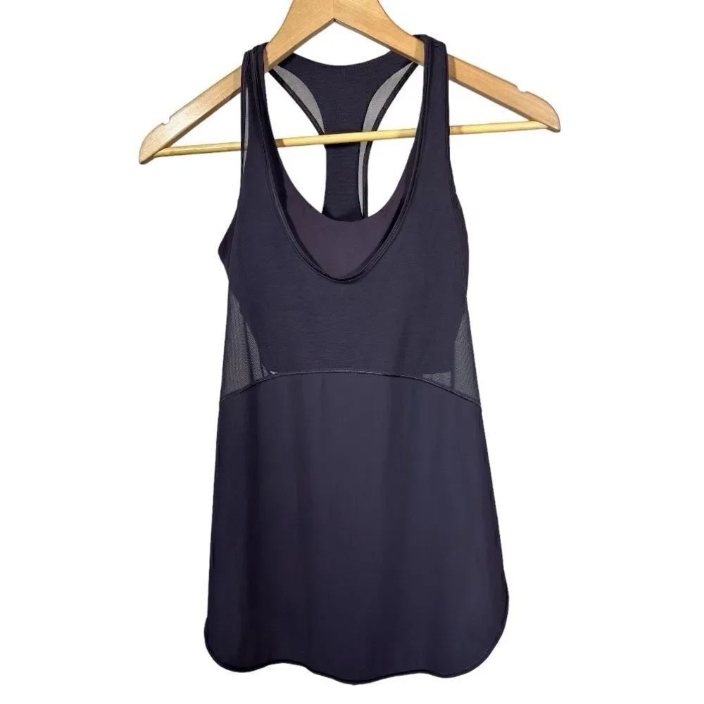 LULULEMON Women's Twist Around 2-in-1 Bra Tank Combo Top Purple Size 4